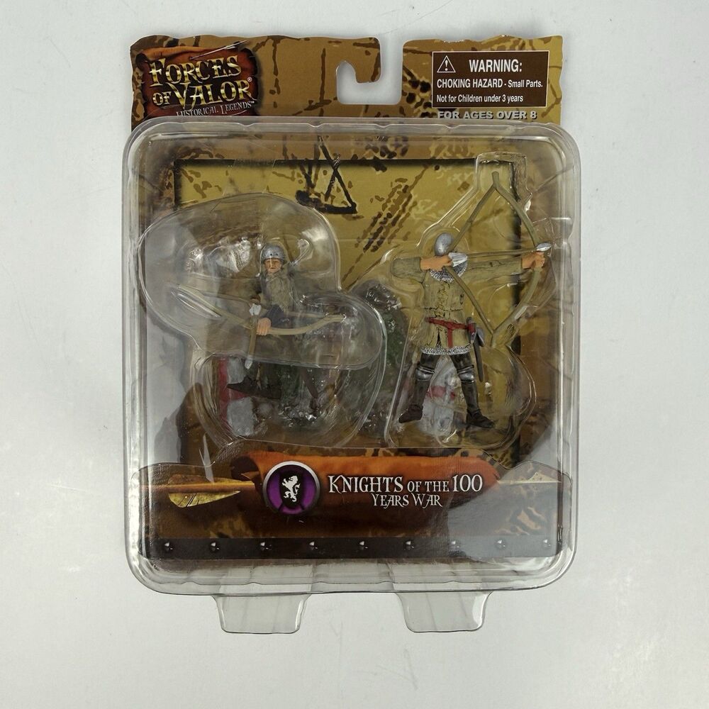 2006 Unimax 1:32 Forces of Valor Knights of the 100 Year War Archers NIB 22303